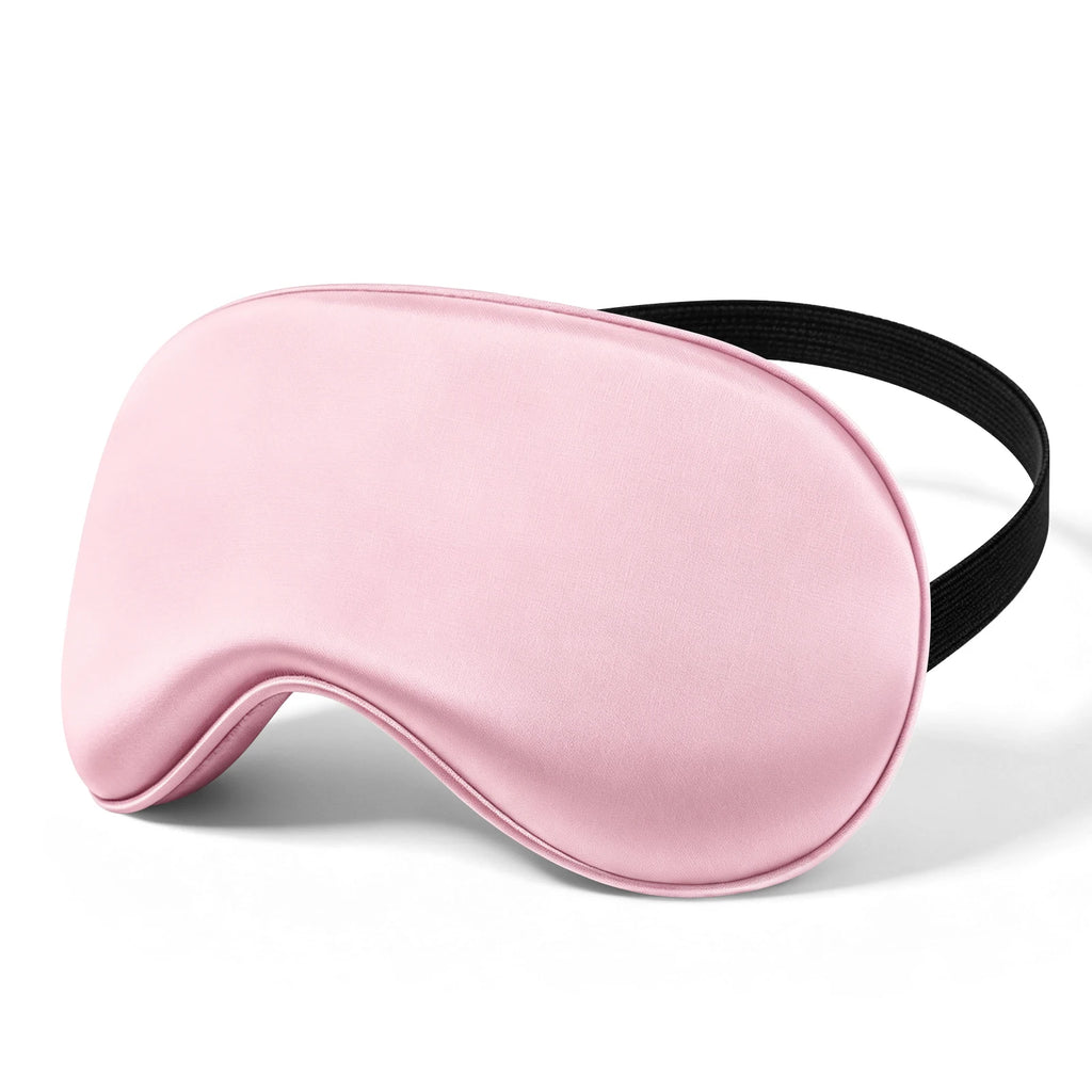 Antifaz de Seda Transpirable y Ajustable para Mujer